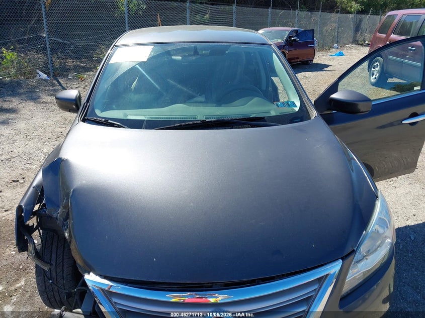 NISSAN SENTRA 2013 VIN 3N1AB7AP9DL741830