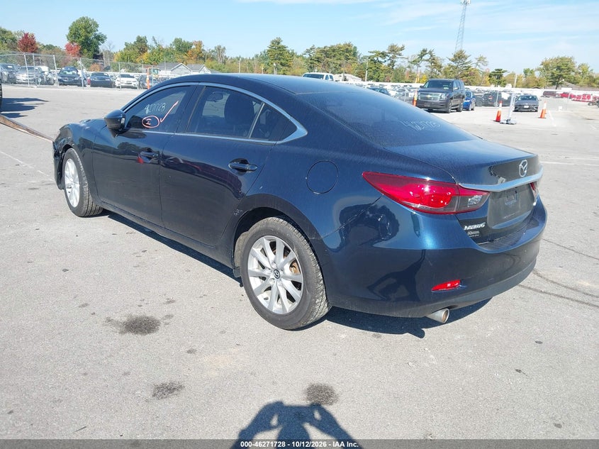 Vin: jm1gj1u5xg1467776, lot: 46771845, mazda mazda6 i sport 20163