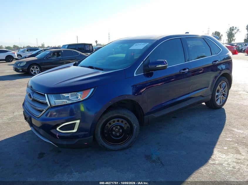 Vin: 2fmpk3k99gbc13622, lot: 46771867, ford edge titanium 20162