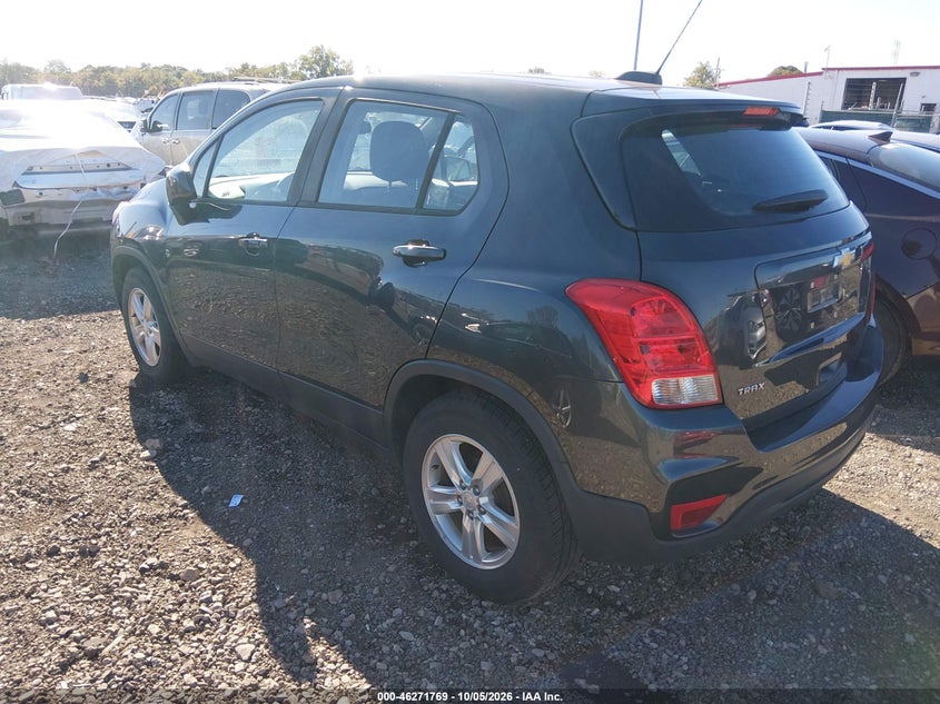 Vin: 3gncjksb6kl332235, lot: 46771886, chevrolet trax ls 20193