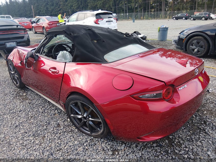 Vin: jm1ndad7xk0306293, lot: 46771904, mazda mx-5 miata grand touring 20193