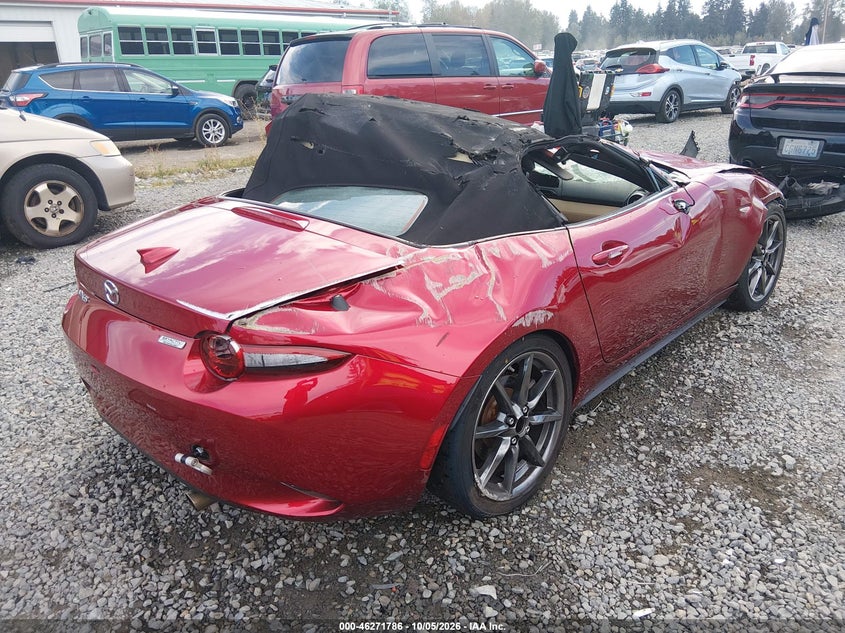 Vin: jm1ndad7xk0306293, lot: 46771904, mazda mx-5 miata grand touring 20194