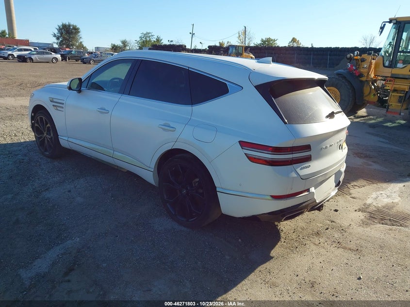 Vin: kmuhcesc5nu093755, lot: 46771920, genesis gv80 3.5t awd prestige signature 20223