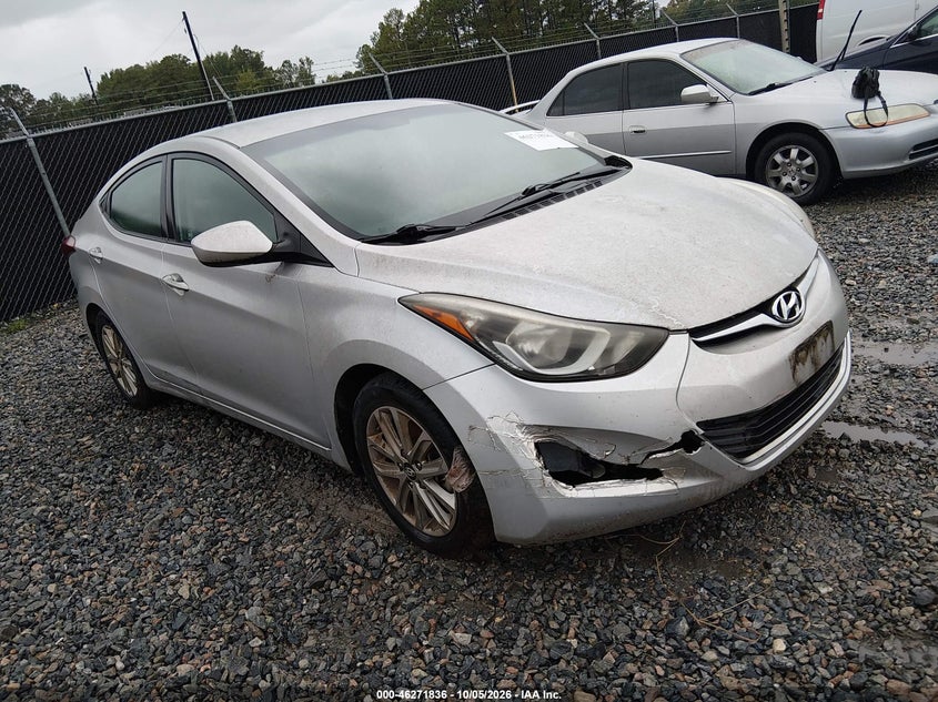 Vin: kmhdh4ae2gu480942, lot: 46771953, hyundai elantra se 20161
