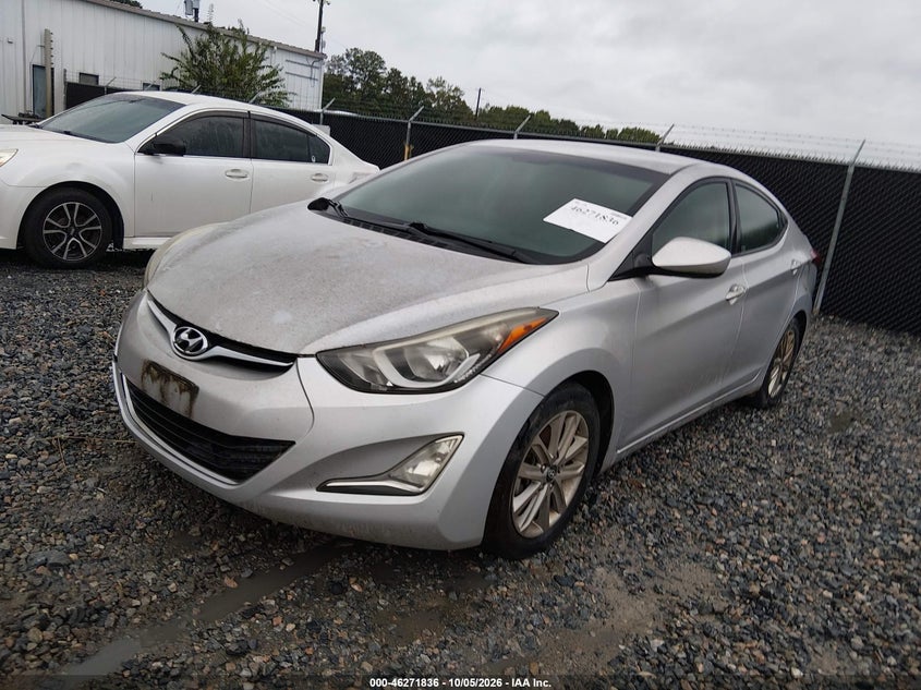 2016 Hyundai Elantra Se, Normal Wear & Tear, IAAI, VIN KMHDH4AE2GU480942 — photo 2