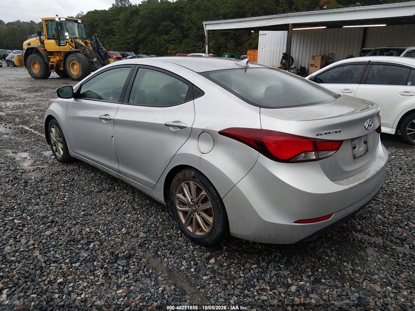Vin: kmhdh4ae2gu480942, lot: 46771953, hyundai elantra se 20163