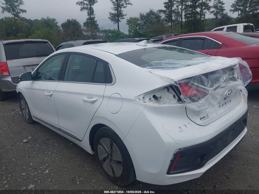 Vin: kmhc75lc8mu250656, lot: 46771971, hyundai ioniq hybrid se 20213