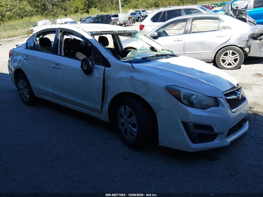 Vin: jf1gjaa61gg008555, lot: 46771979, subaru impreza 2.0i 20161