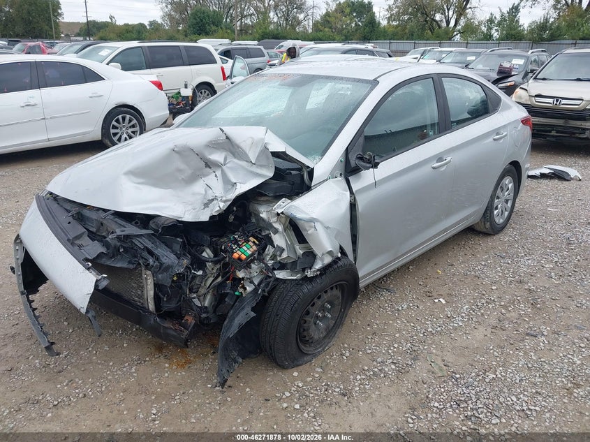 2019 Hyundai Accent Se, Удар спереди, IAAI, VIN 3KPC24A37KE053795 — фото 2