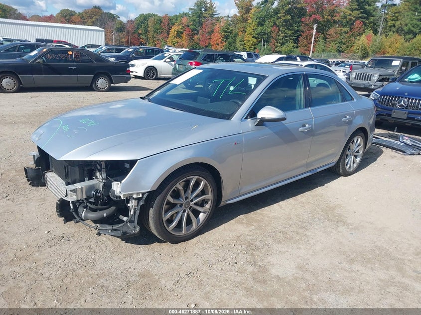 Vin: wauenaf46kn019551, lot: 46772004, audi a4 45 premium 20192