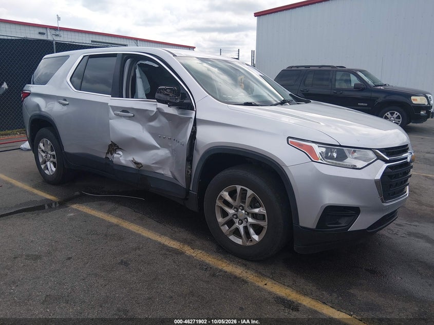 Vin: 1gnerfkw7kj220319, lot: 46772019, chevrolet traverse ls 2019 img_1