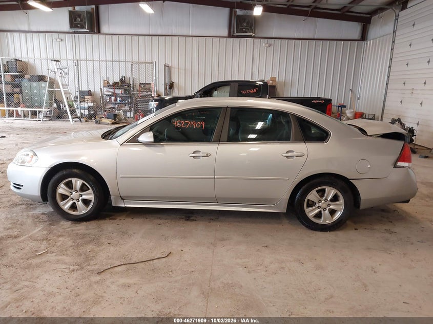 CHEVROLET IMPALA 2012 VIN 2G1WF5E37C1299612