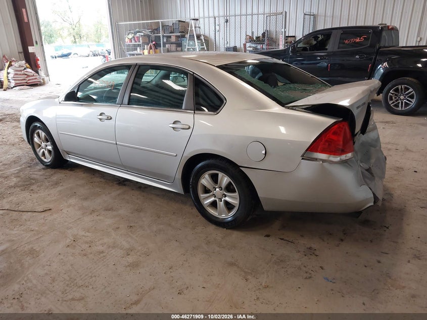 CHEVROLET IMPALA 2012 VIN 2G1WF5E37C1299612