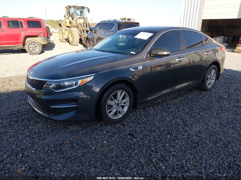 Vin: knagt4l38g5079186, lot: 46772032, kia optima lx 20162