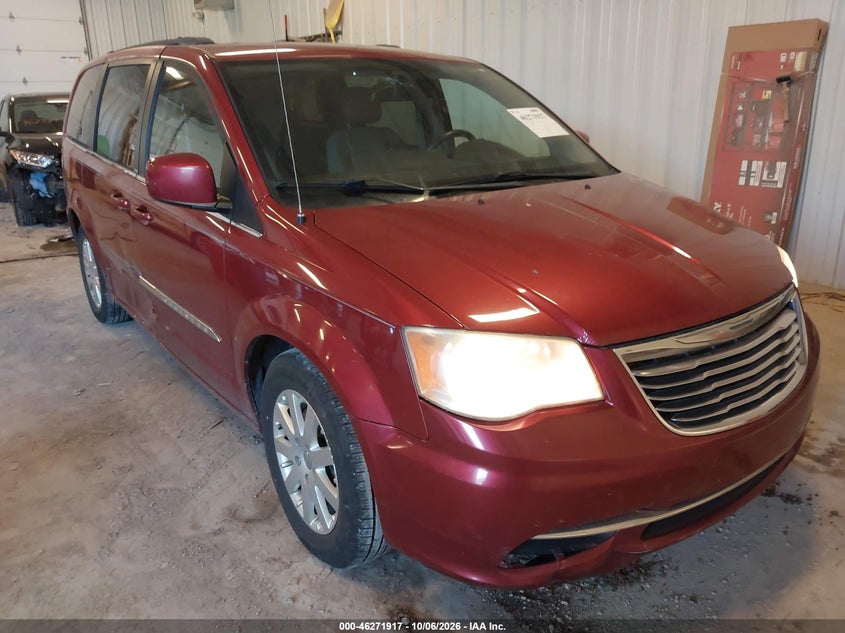 Vin: 2c4rc1bg5dr708223, lot: 46772034, chrysler town & country touring 20131