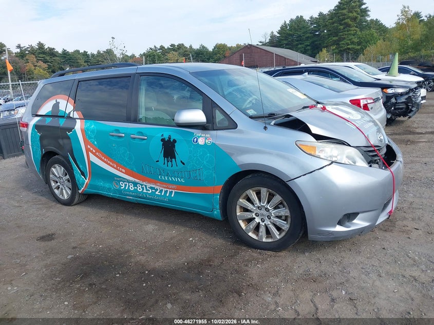 Vin: 5tdjk3dc0bs009883, lot: 46772072, toyota sienna le 2011 img_1