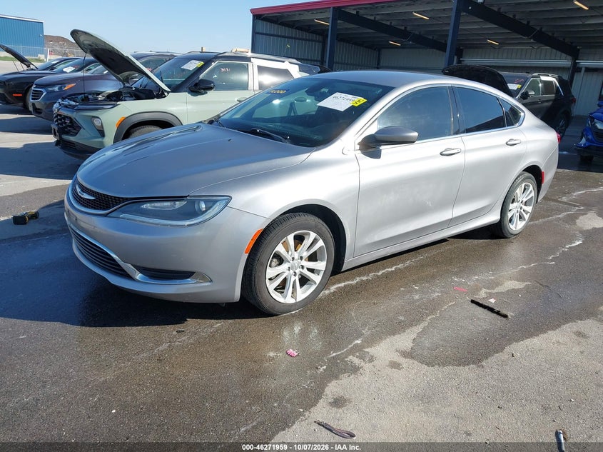 Vin: 1c3cccab1gn119876, lot: 46772076, chrysler 200 limited 20162