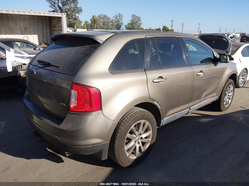 Vin: 2fmdk3jc9ebb65584, lot: 46772081, ford edge sel 20144