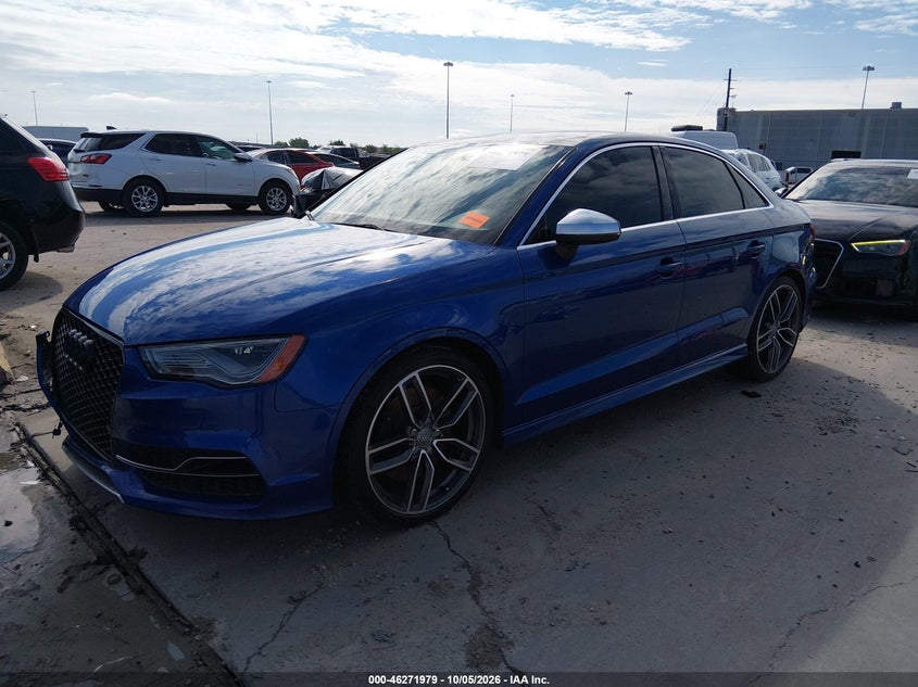 Vin: wauffgff8f1093766, lot: 46772096, audi s3 2.0t premium plus 20152