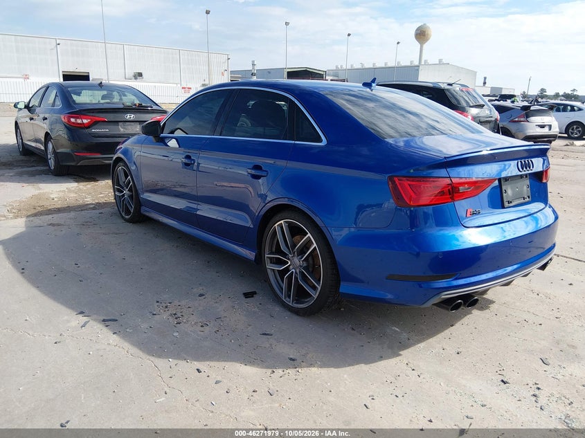 Vin: wauffgff8f1093766, lot: 46772096, audi s3 2.0t premium plus 20153