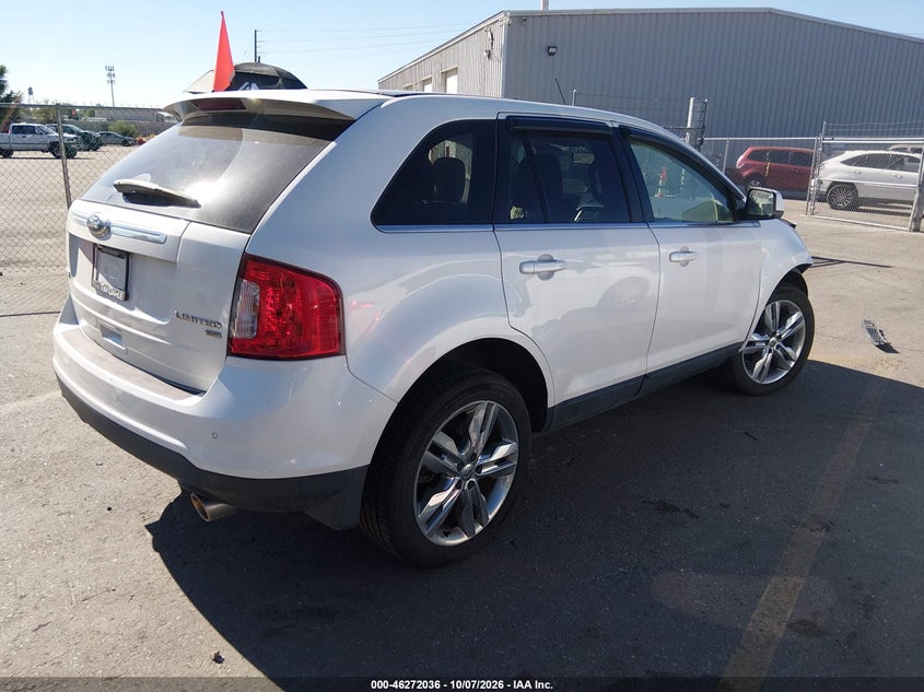 Vin: 2fmdk4kc0bba86367, lot: 46772153, ford edge limited 20114