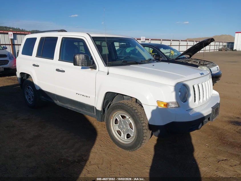 Vin: 1c4njpba3dd130032, lot: 46772169, jeep patriot sport 2013 img_1