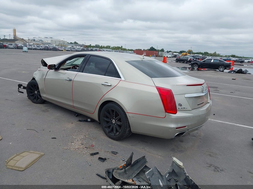 Vin: 1g6ax5s39e0197281, lot: 46772181, cadillac cts luxury 20143