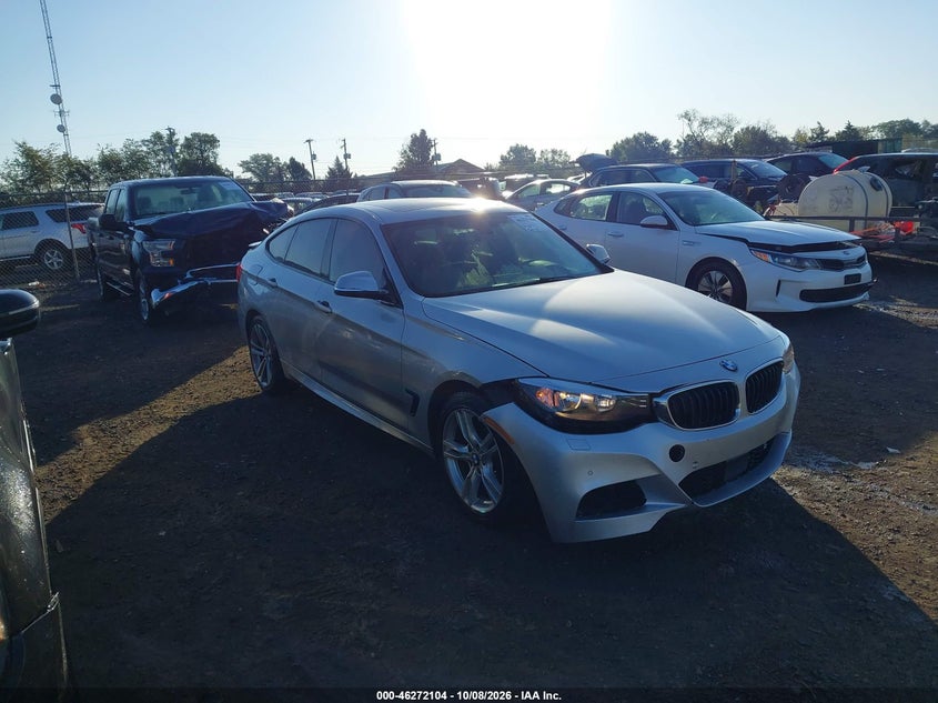 Vin: wba3x5c52ed556501, lot: 46772221, bmw 328i gran turismo xdrive 20141