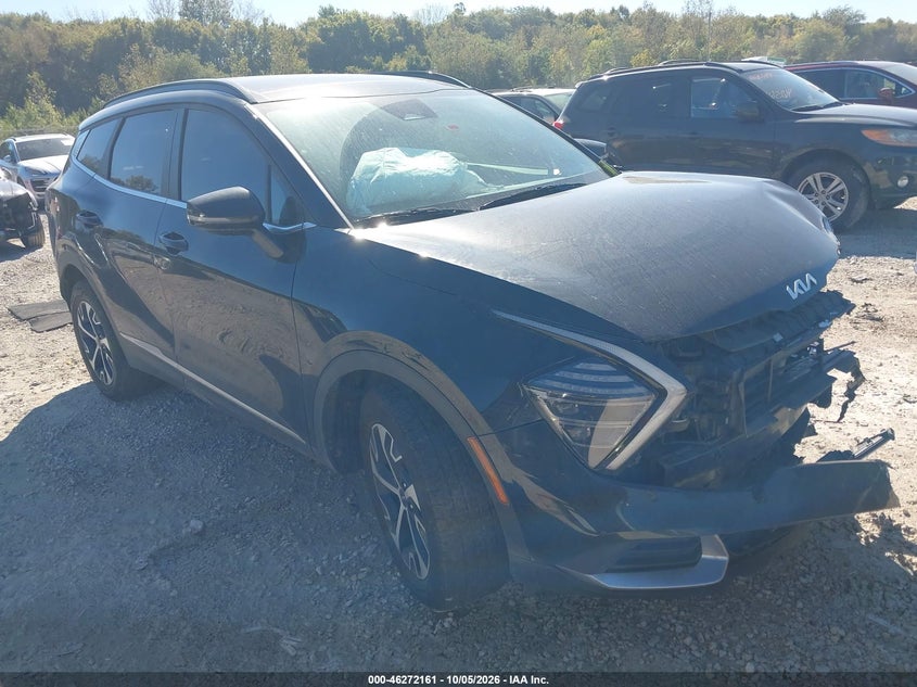 Vin: kndpvcdg9s7217338, lot: 46772278, kia sportage hybrid ex 2025 img_1