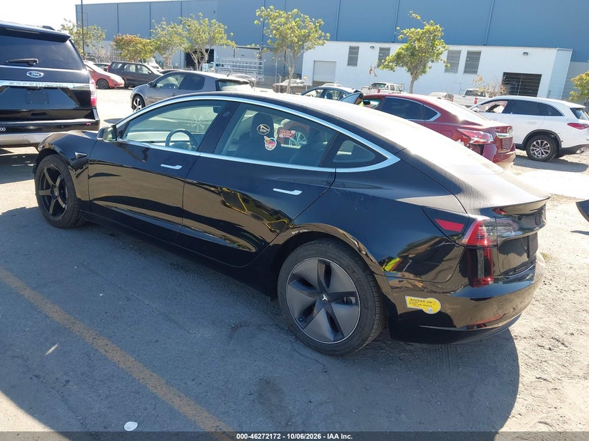 Vin: 5yj3e1ea5kf323891, lot: 46772289, tesla model 3 long range/mid range/standard range/standard range plus 20193