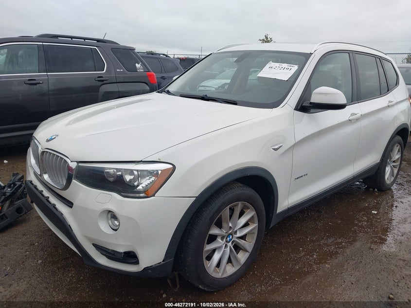 Vin: 5uxwx9c54g0d68176, lot: 46772308, bmw x3 xdrive28i 20162