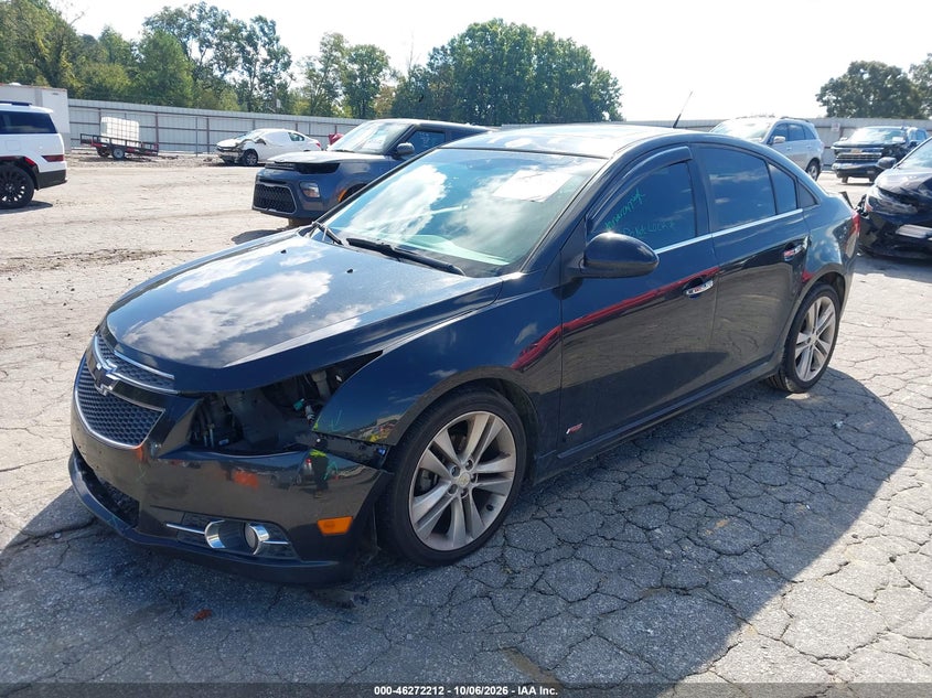 2014 Chevrolet Cruze Ltz, Front End, IAAI, VIN 1G1PG5SB8E7151861 — photo 2