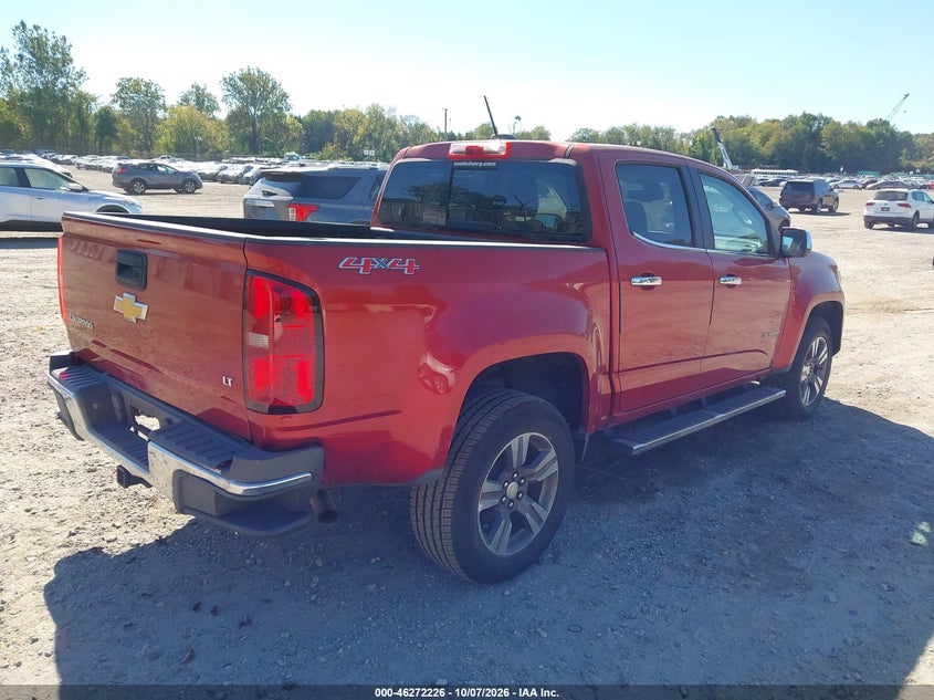 Vin: 1gcgtce34g1107776, lot: 46772343, chevrolet colorado lt 20164