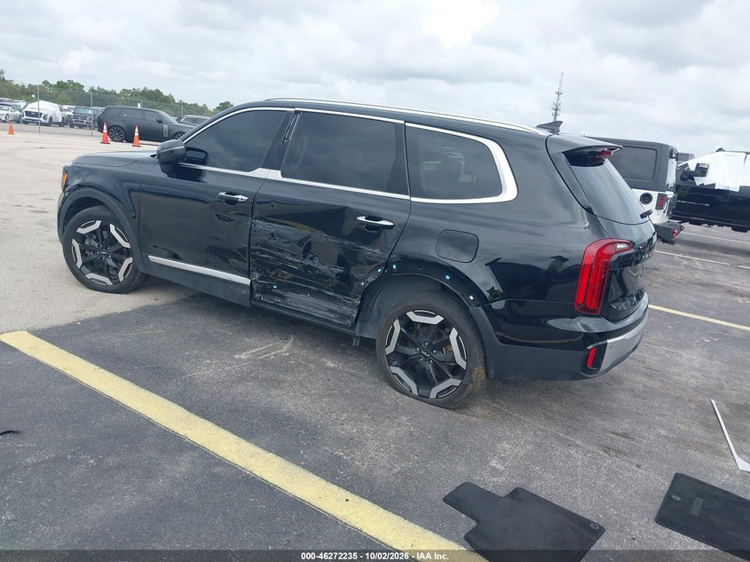 Vin: 5xyp6dgc9rg466912, lot: 46772352, kia telluride s 20243