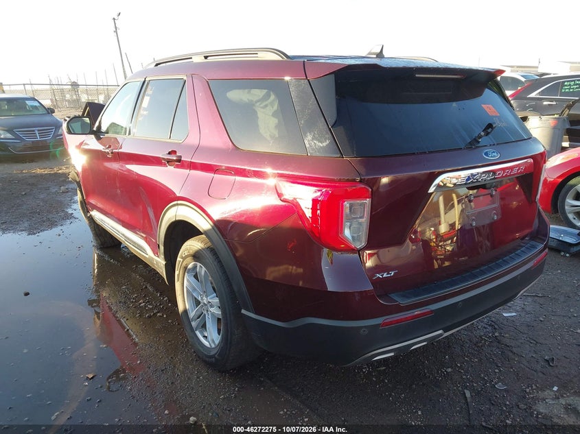 Vin: 1fmsk7dh1nga36219, lot: 46772391, ford explorer xlt 20223
