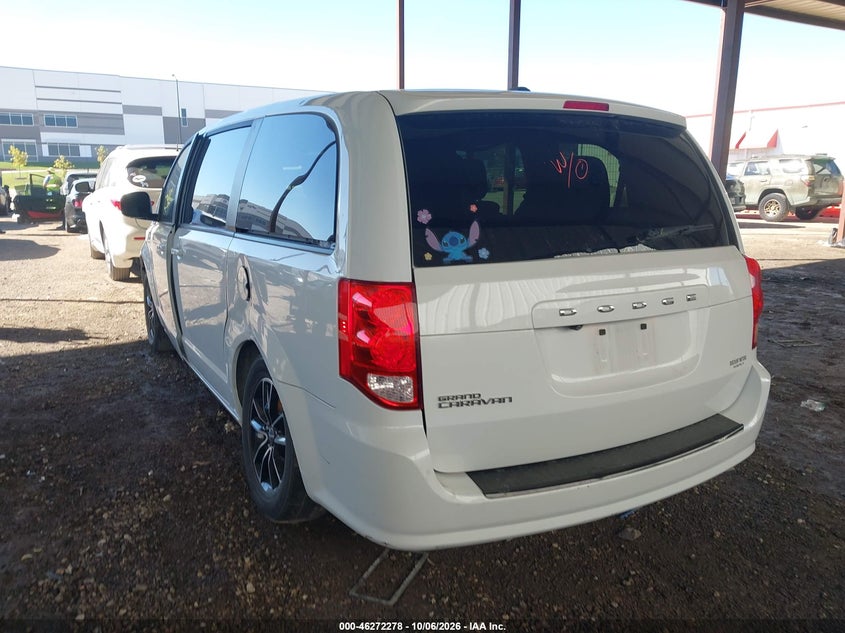 Vin: 2c4rdgcg6kr586676, lot: 46772395, dodge grand caravan sxt 20193