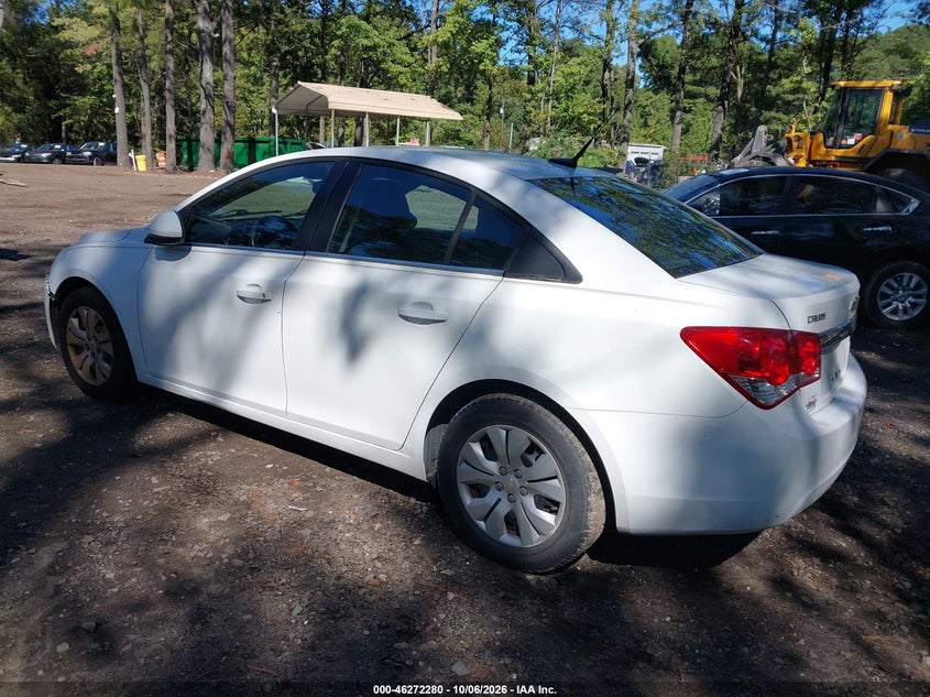 Vin: 1g1pc5sb1d7116959, lot: 46772397, chevrolet cruze 1lt auto 20133