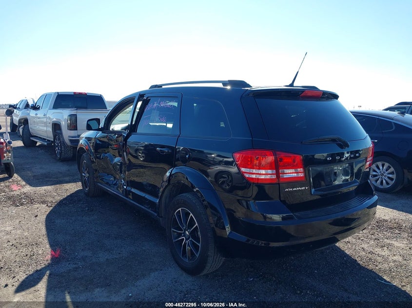 Vin: 3c4pdcab5ht662238, lot: 46772412, dodge journey se 20173