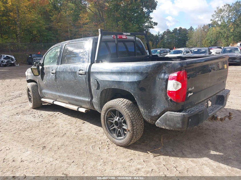 Vin: 5tfay5f15fx445585, lot: 46772416, toyota tundra platinum 5.7l v8 20153