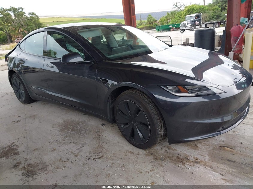 Vin: 5yj3e1eaxsf989502, lot: 46772424, tesla model 3 long range rear-wheel drive/standard rear-wheel drive 2025 img_1