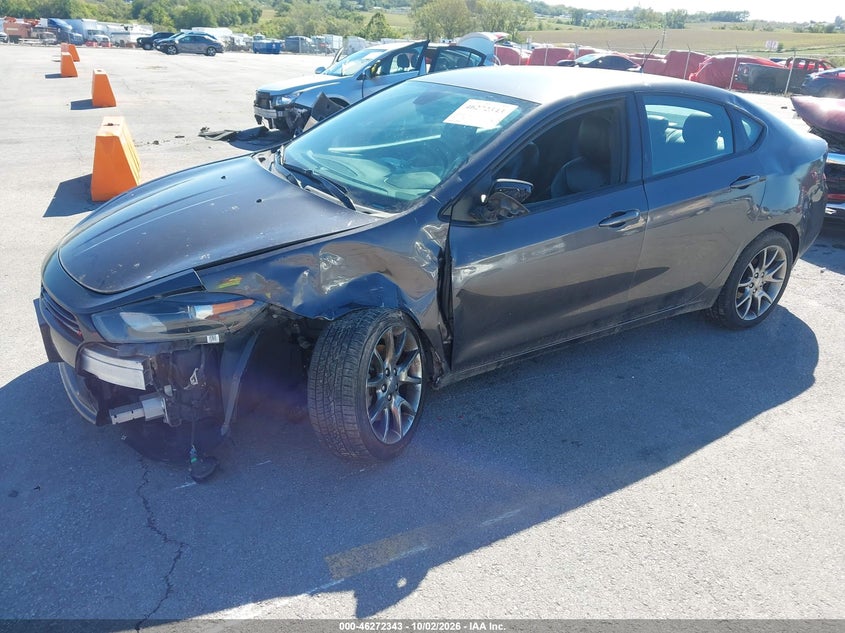 Vin: 1c3cdfbb4fd151190, lot: 46772460, dodge dart sxt 20152
