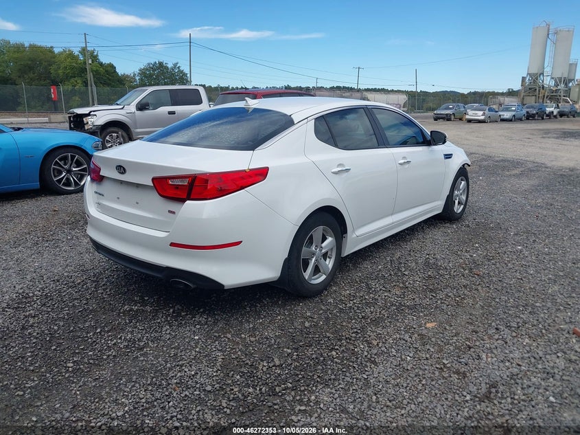 Vin: 5xxgm4a77fg518894, lot: 46772470, kia optima lx 20154