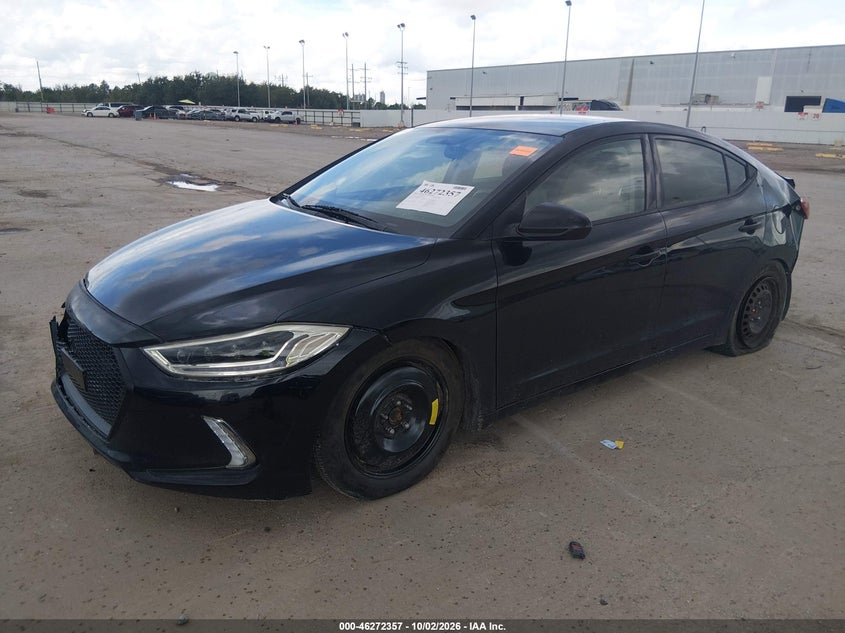 Vin: 5npd84lf7hh031133, lot: 46772474, hyundai elantra se 20172