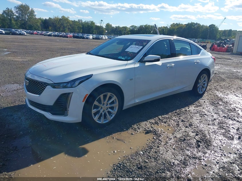 2021 Cadillac Ct5 Luxury, Затопление, IAAI, VIN 1G6DX5RK1M0144938 — фото 2