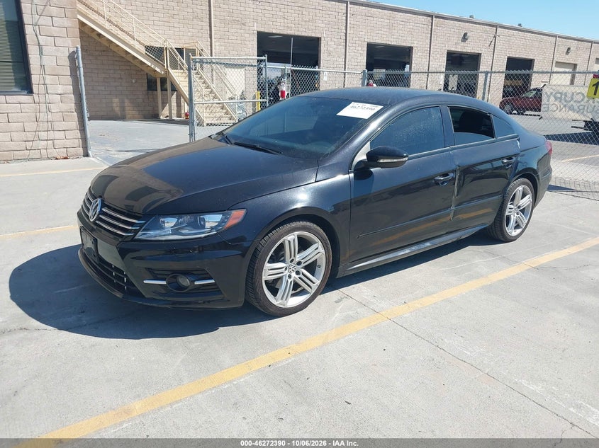 2015 Volkswagen Cc 2.0T R-Line, Левый бок, IAAI, VIN WVWBP7AN1FE826360 — фото 2