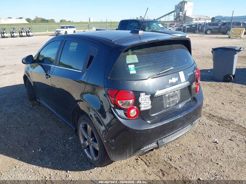 Vin: 1g1jg6sb6f4158810, lot: 46772530, chevrolet sonic rs auto 20153