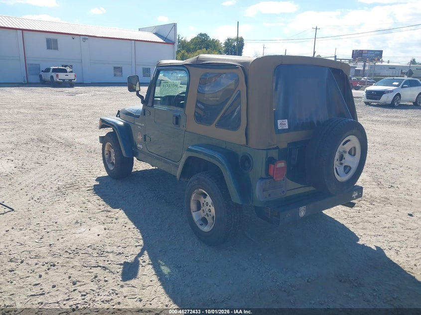 JEEP WRANGLER 1999 VIN 1J4FY49S7XP490270