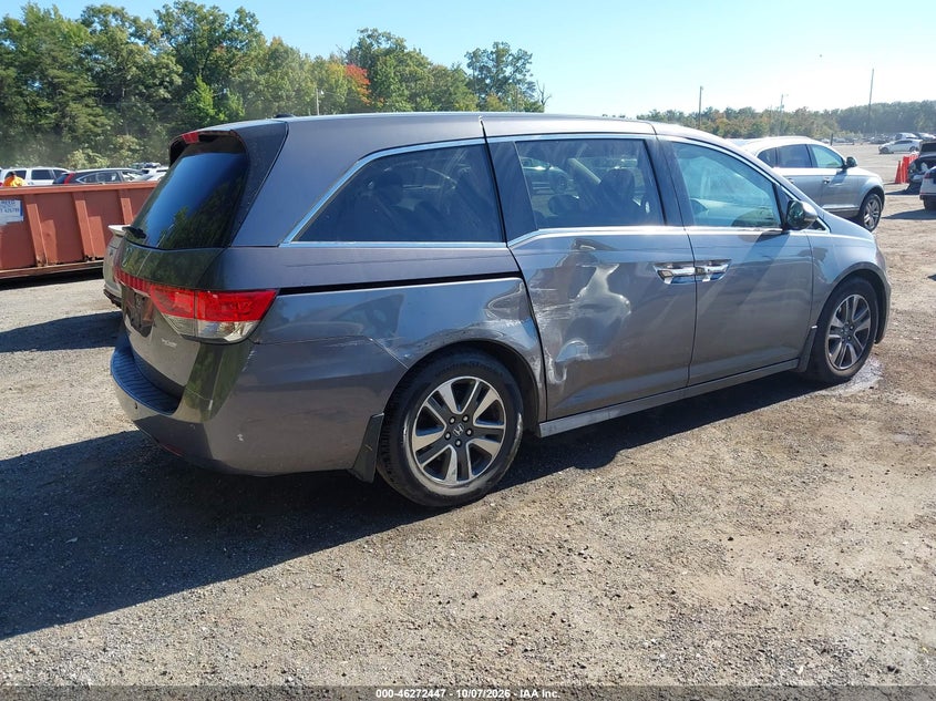 Vin: 5fnrl5h99eb006693, lot: 46772564, honda odyssey touring/touring elite 20144