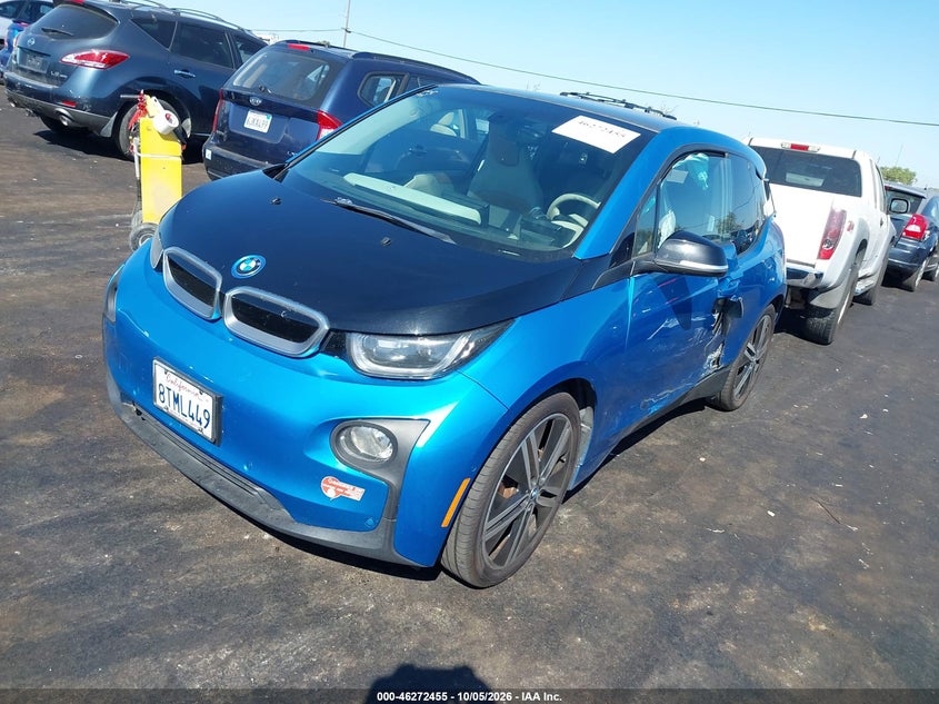 Vin: wby1z8c34hv894371, lot: 46772572, bmw i3 94 ah w/range extender 20172
