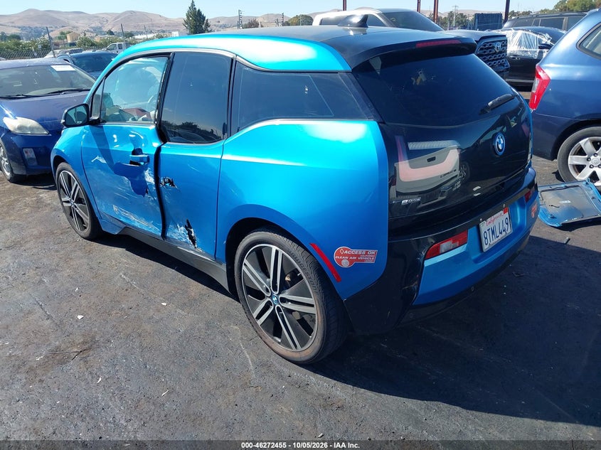 Vin: wby1z8c34hv894371, lot: 46772572, bmw i3 94 ah w/range extender 20173